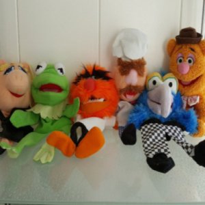 The Muppets hand puppets