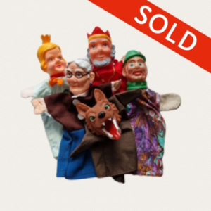 5 Vintage Handpuppets