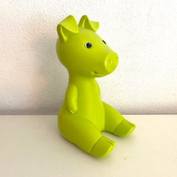 Ikea green piggy bank