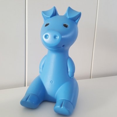 Ikea spaarvarken blauw