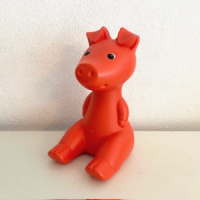 Ikea red piggy bank