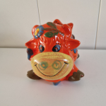 Flower Power cow money bank
