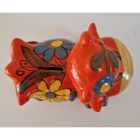 Flower Power cow money bank