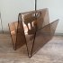 Plexiglass paper rack - brown