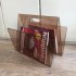 Plexiglass paper rack - brown