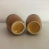 2 Brown Scheurich vases