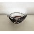 Murano ashtray - brown swirl