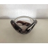 Murano ashtray - brown swirl