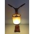 Wooden bird lamp - handmade