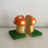 Mushroom bookends