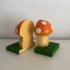 Mushroom bookends