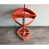 Orange umbrella stand - space age