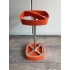 Orange umbrella stand - space age