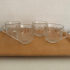 4x Arcoroc tea glasses