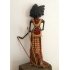 Wayang doll brown head