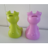 Ikea green pink piggy bank